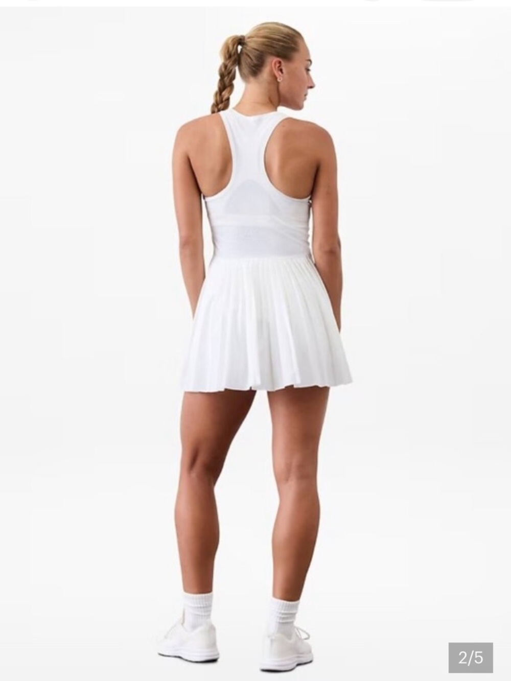 Athleta Match Point Pleated Dress - Picture 2 of 7